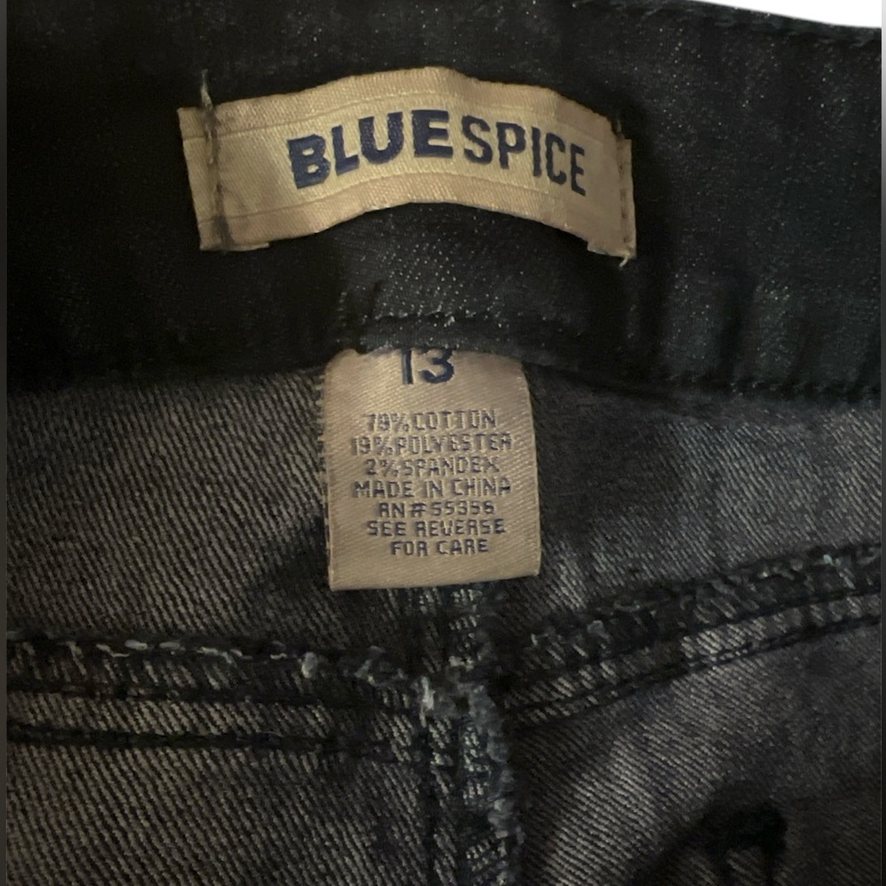 Blue Spice Dark Wash Skinny Jeans Size 13 - Picture 4 of 5